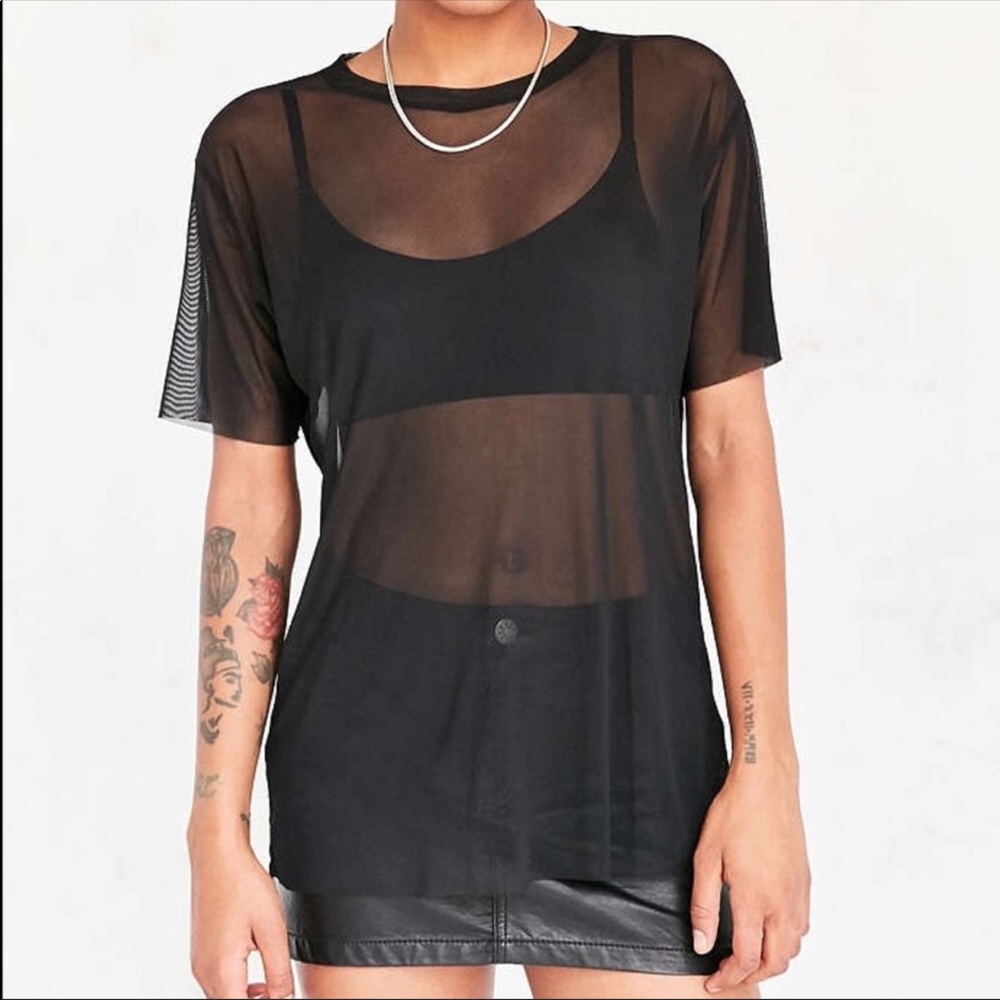 Urban outfitters silence and noise mesh tee